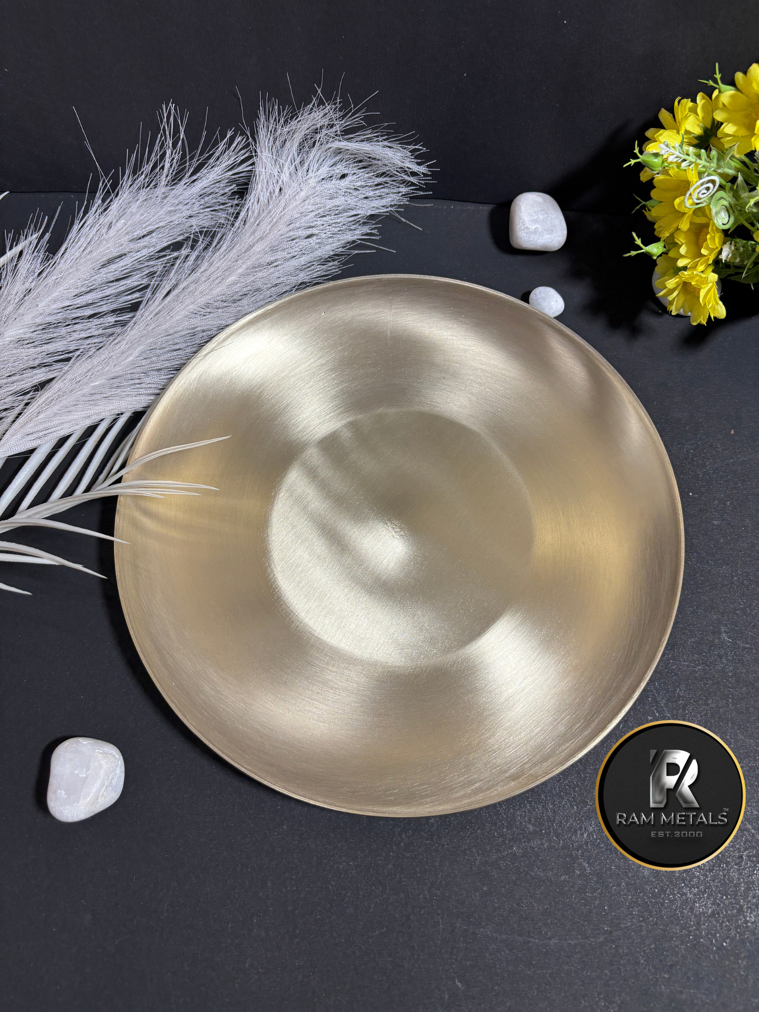 Premium Bronze China Plate - Handcrafted Kansa Dinner Plate Manufacturer in India